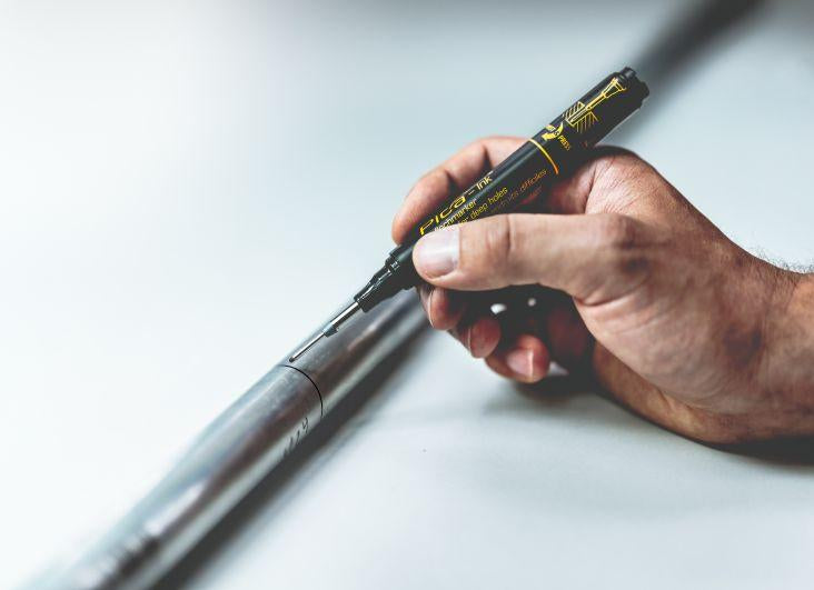 Tieflochmarker Pica-Ink schwarz Pica