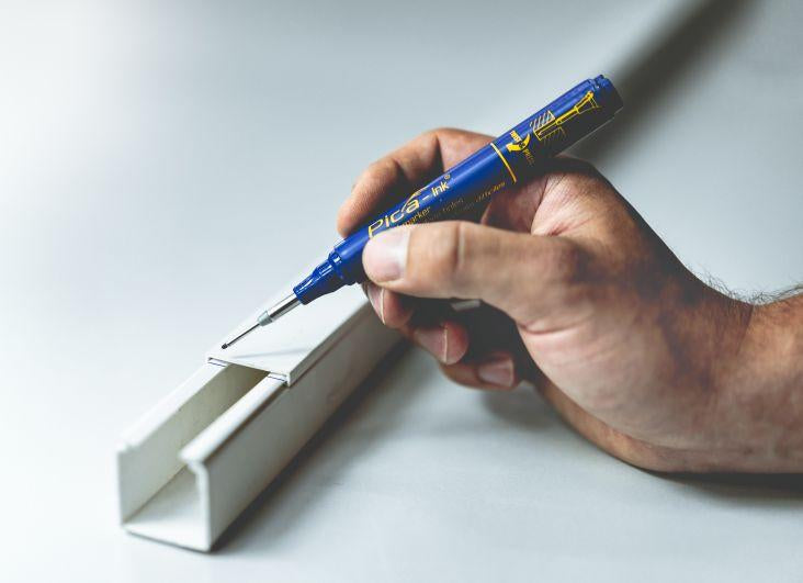 Tieflochmarker Pica Ink blau Pica