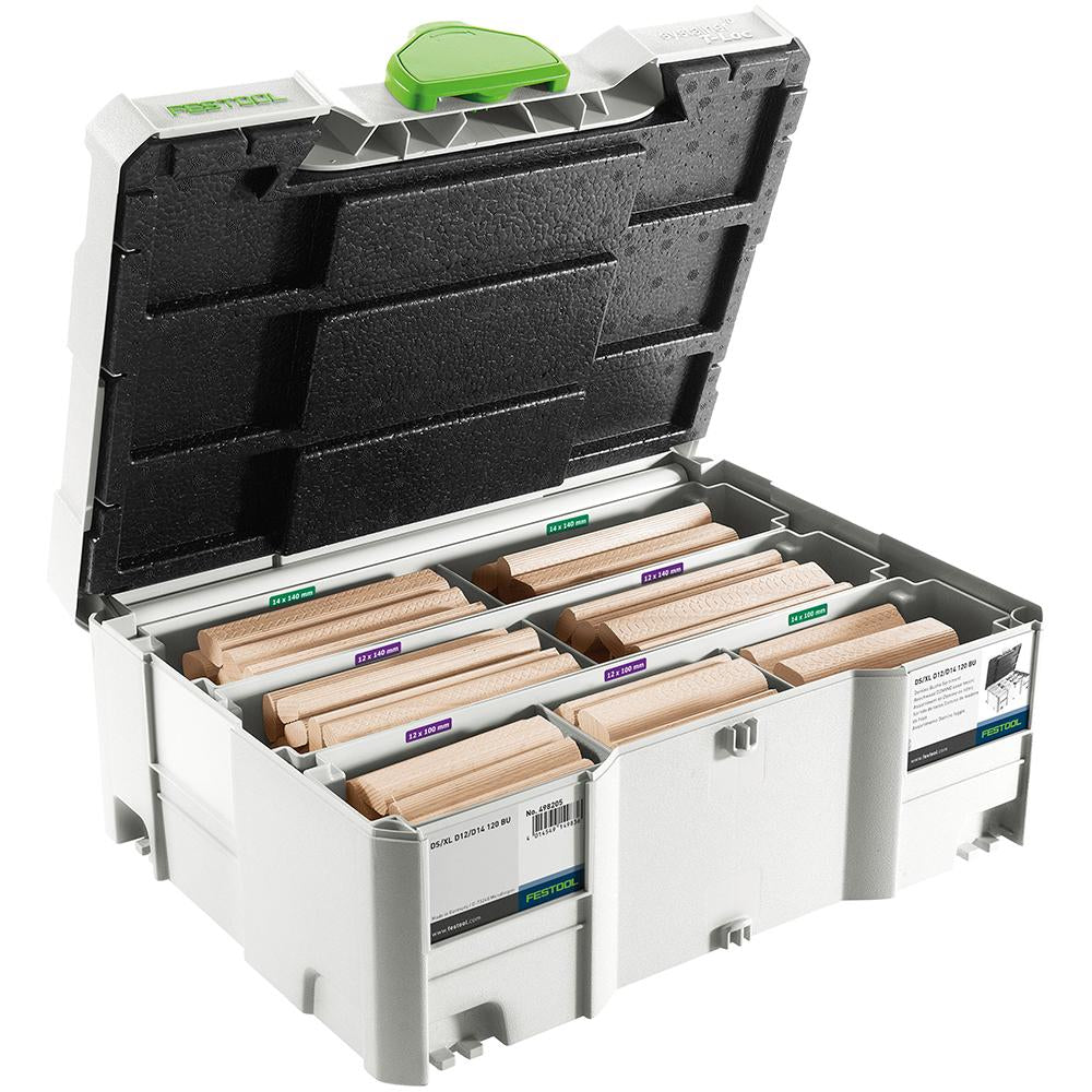 Festool DOMINO XL Dübel Buche DS/XL D12/D14 128 Stk.