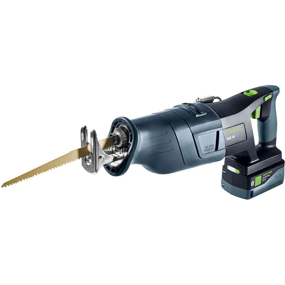 Festool Akku-Säbelsäge RSC 18 5,0 EBI-Plus