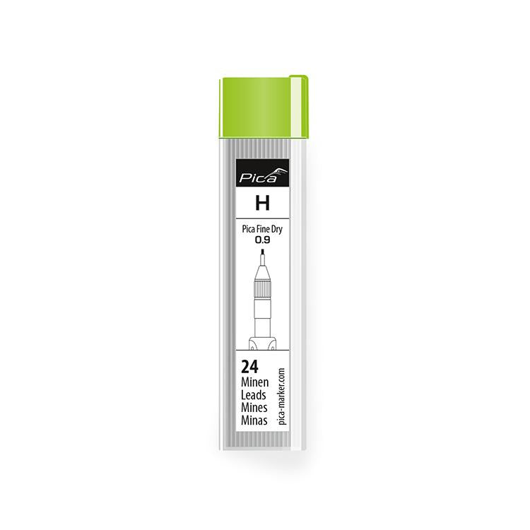 Pica Marker Fine Dry Graphit-Minenset H (24 St.) Pica