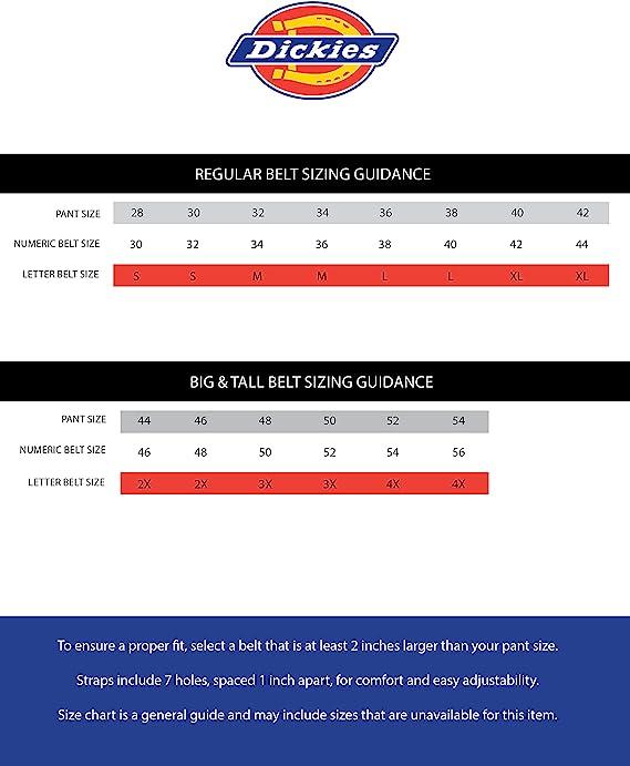 Dickies Ledergürtel ROCKLAND, Schwarz, M