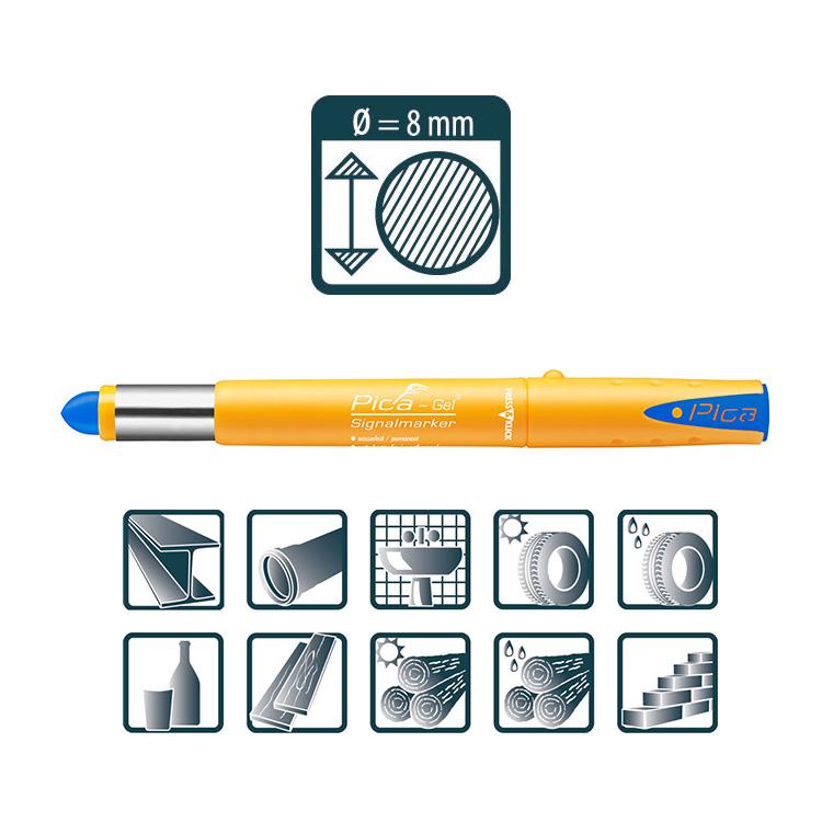 Gel-Signalmarker Pica-Gel blau Pica