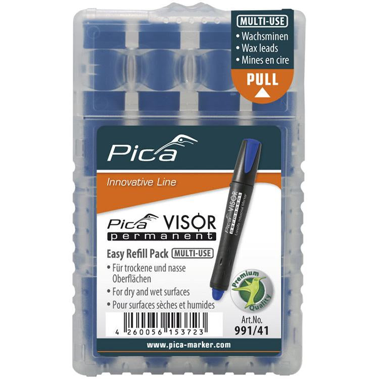 Pica VISOR permanent Ersatzminen-Sets, blau