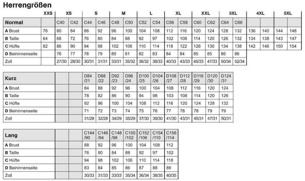 2723 KURZE BUNDHOSE C60 dunkelgrau/schwarz