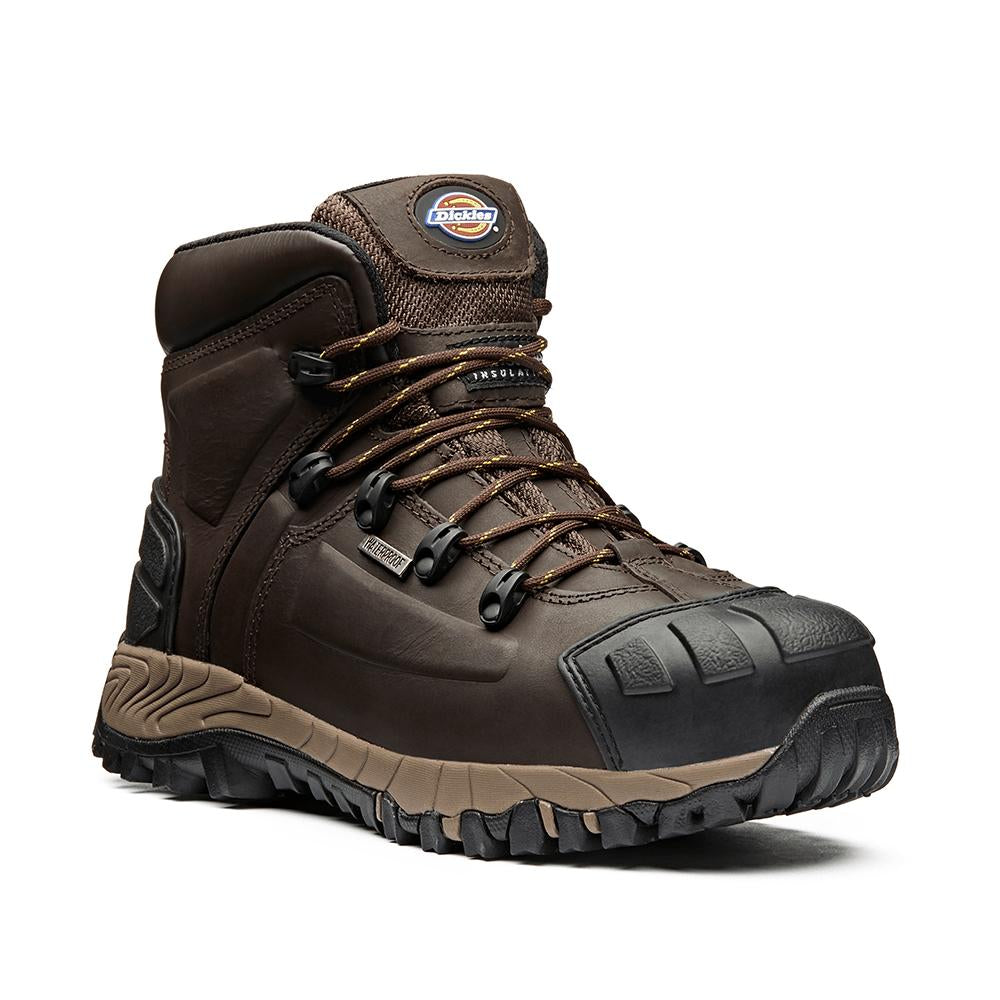 Dickies Sicherheits-Stiefel Medway, Braun, 42