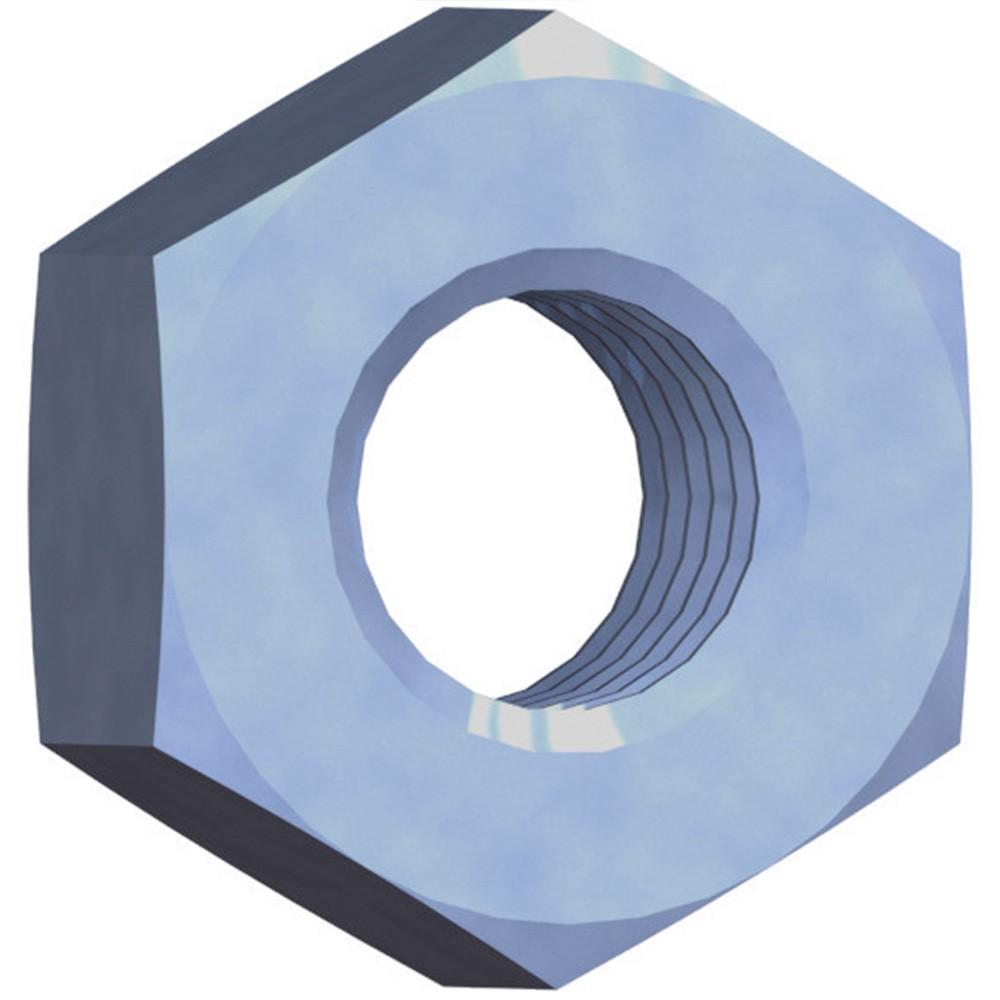 DIN 934 Muttern, 6-kant, M 8, Stahl, verz., bl. p., VE: 100