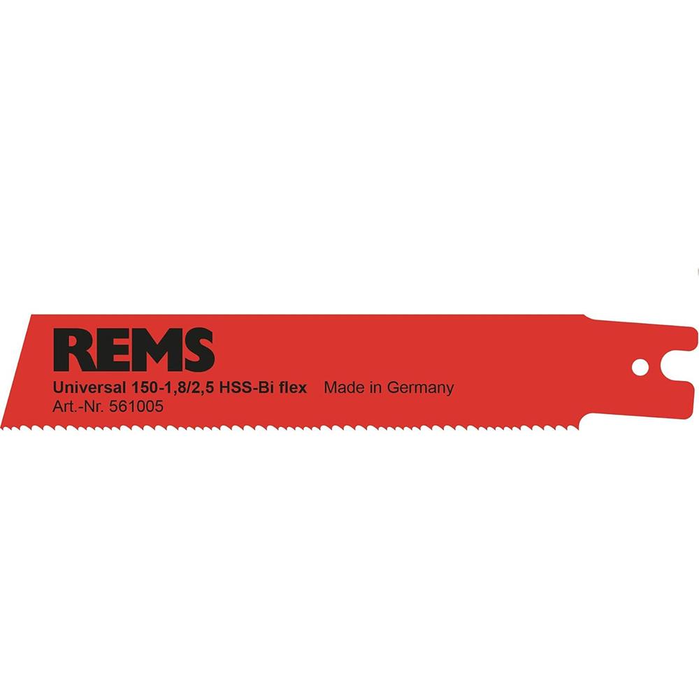Säbelsägeblatt Rems, HSS-Bi-Metall, 150mm, 1,8mm, 5er Pack