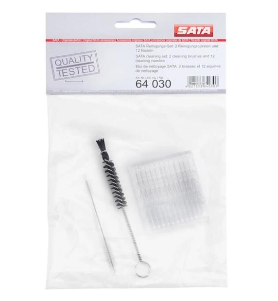 SATA Reinigungs-Set [mit 2 Stück Reinigungsbürsten, mittel