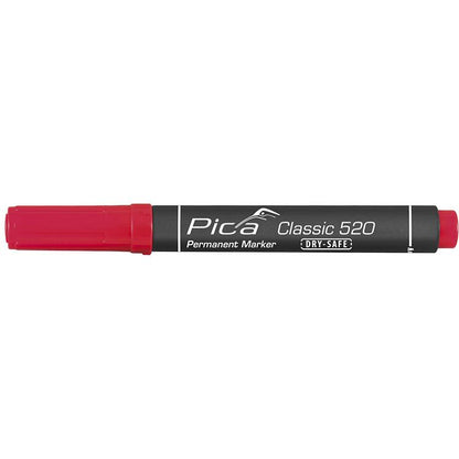 Pica Permanentmarker 1-4mm, Rundspitze, rot