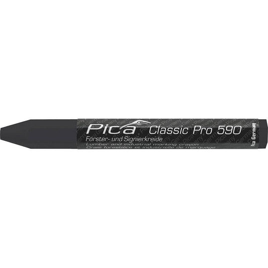 Pica Försterkreide PRO, 12x120mm, schwarz