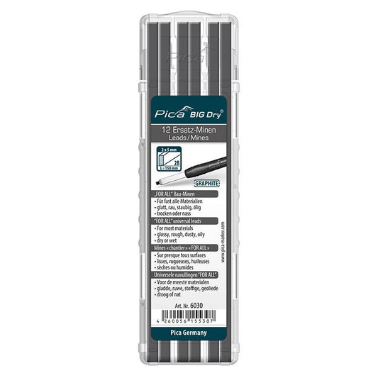 Minen-Set für Zimmermanns-Bleistift BIG Dry FORALL Bau Bau G