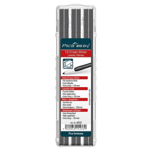 Minen-Set für Zimmermanns-Bleistift BIG Dry Zimmermann Graph
