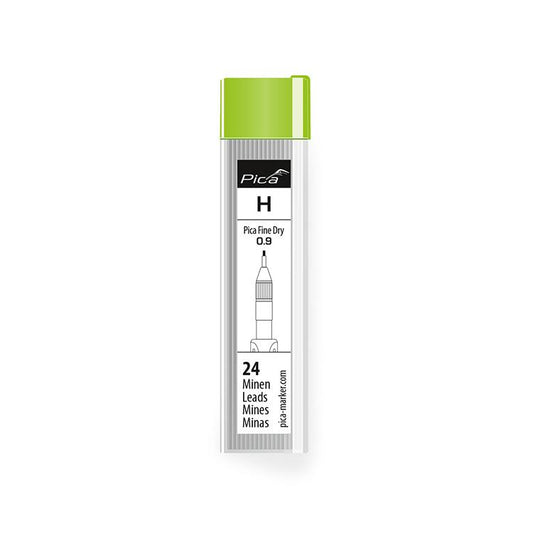 Pica Marker Fine Dry Graphit-Minenset H (24 St.) Pica
