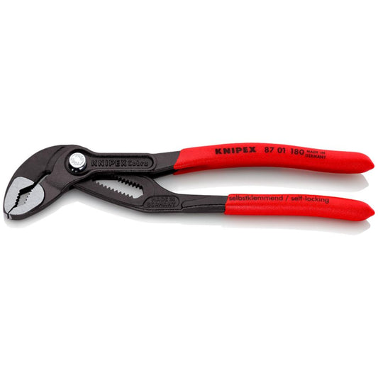 Wasserpumpenzange Cobra 8701180 mit Kunststoff-Griffen 180mm