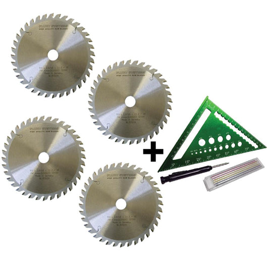 HW-Kreissägeblatt-SET 216mm 2Stk. Z48 WZ 2Stk. Z60TF