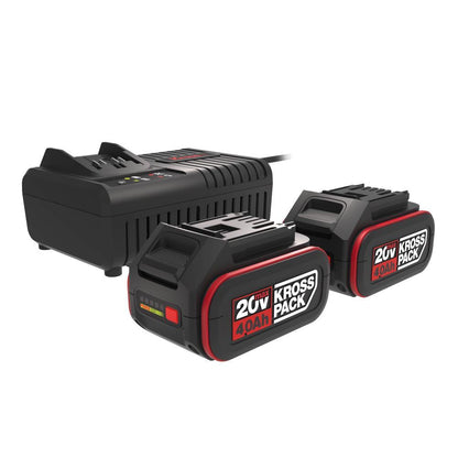 Kress Combopack Akku 2x20V / 4.0Ah  + Ladegerät 6A, color bo