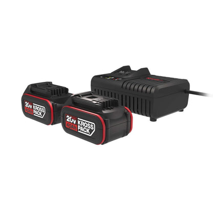 Kress Combopack Akku 2x20V / 4.0Ah  + Ladegerät 6A, color bo