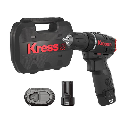 Kress 12V Akkubohrschrauber 10mm, 40Nm, 2*2.0Ah, Ladegerät 1
