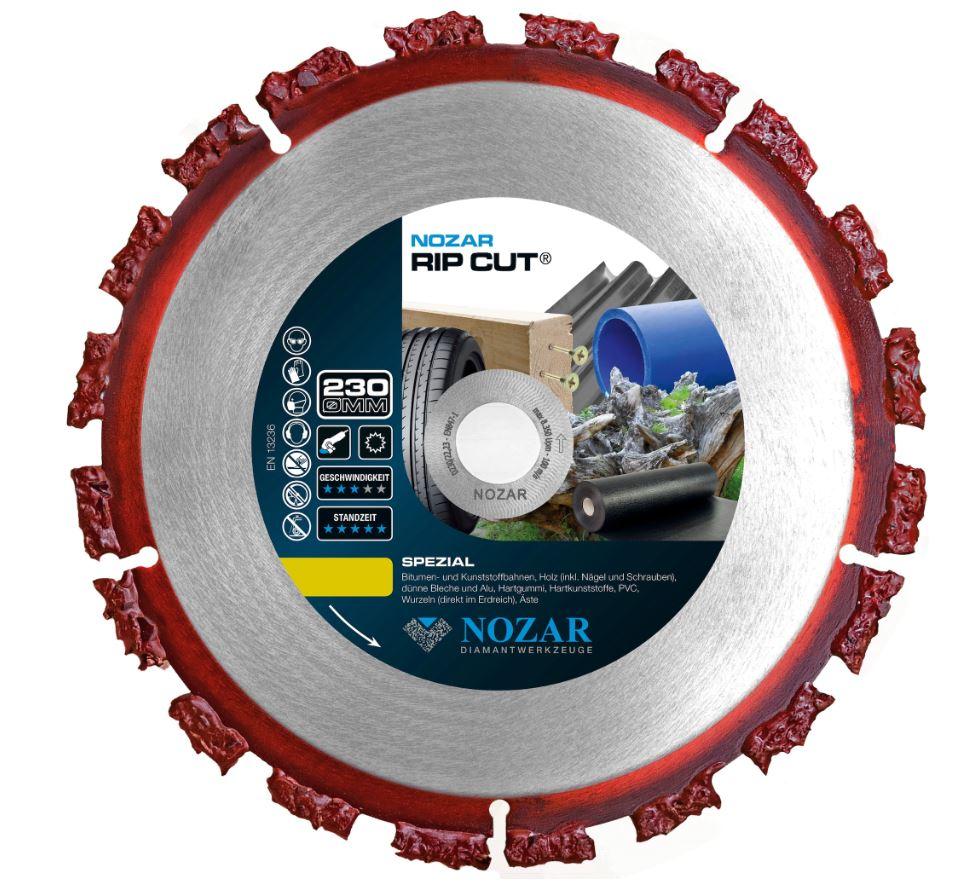 Nozar Hm-TS / 230x22,23 mm / RIP CUT